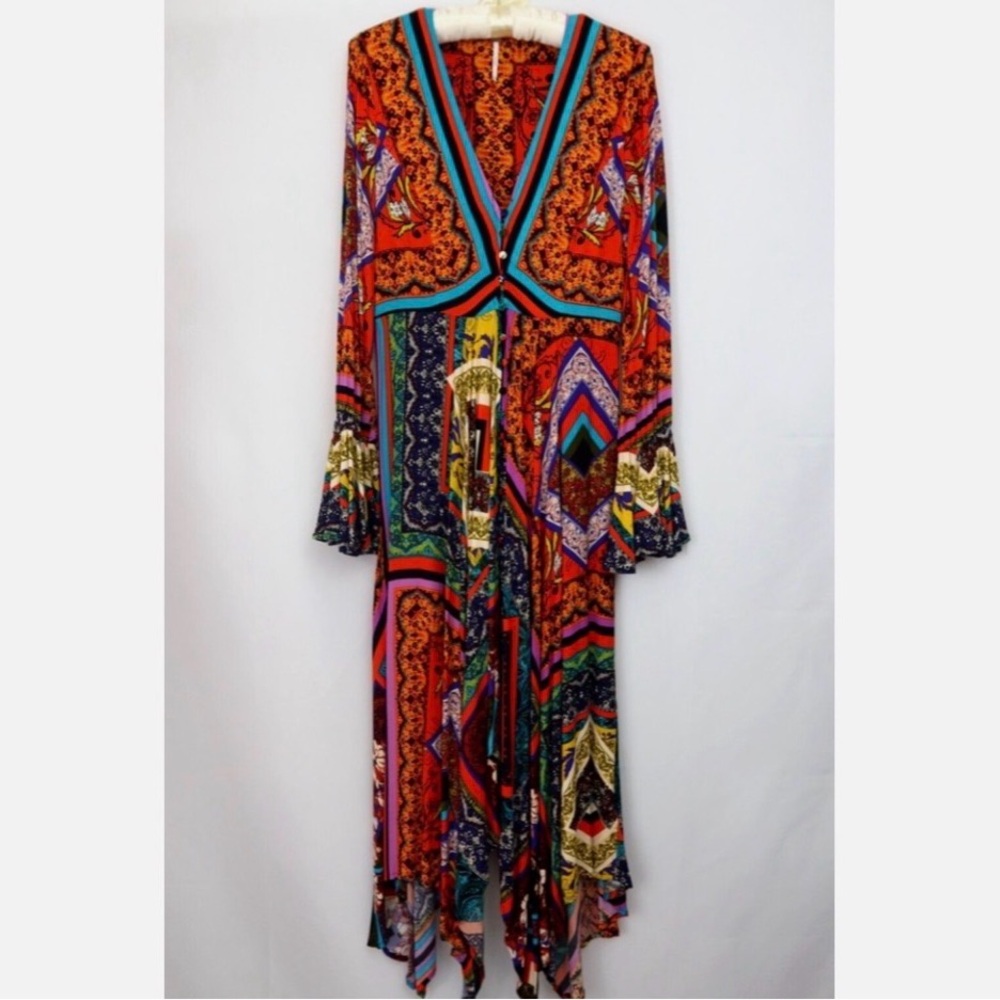 🐦‍🔥FREE PEOPLE🐦‍🔥PHOENIX HI LOW DRESS/DUSTER - Picture 5 of 11